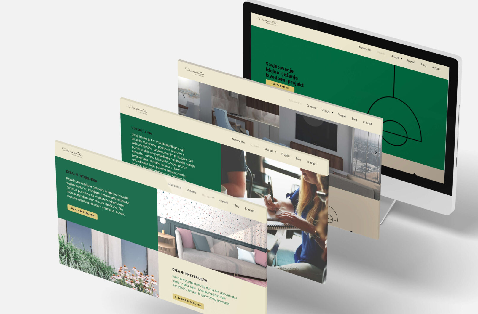 izrada web stranice Dizajniraona