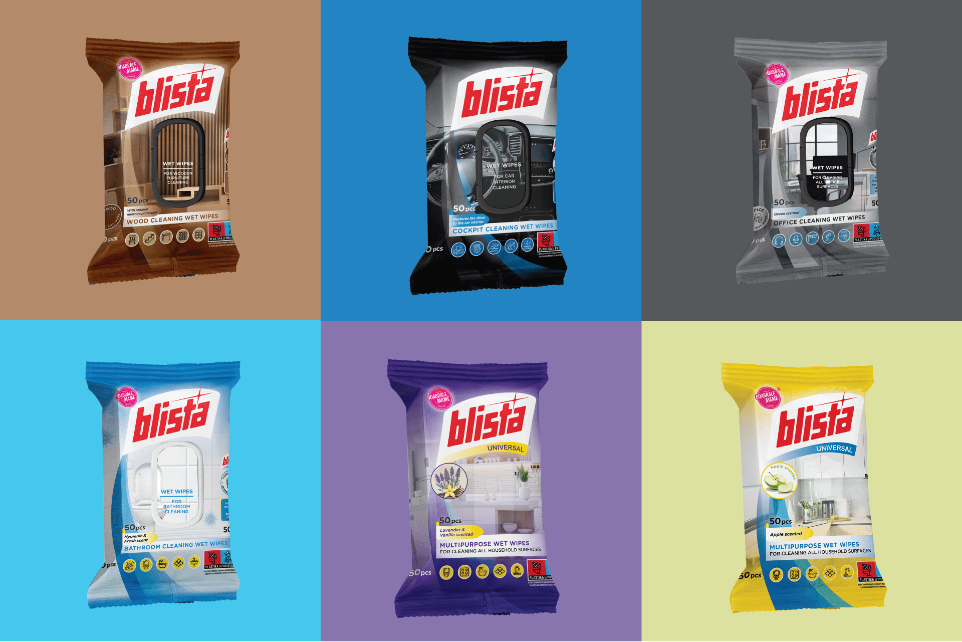 redizajn ambalaže blista vlažne maramice